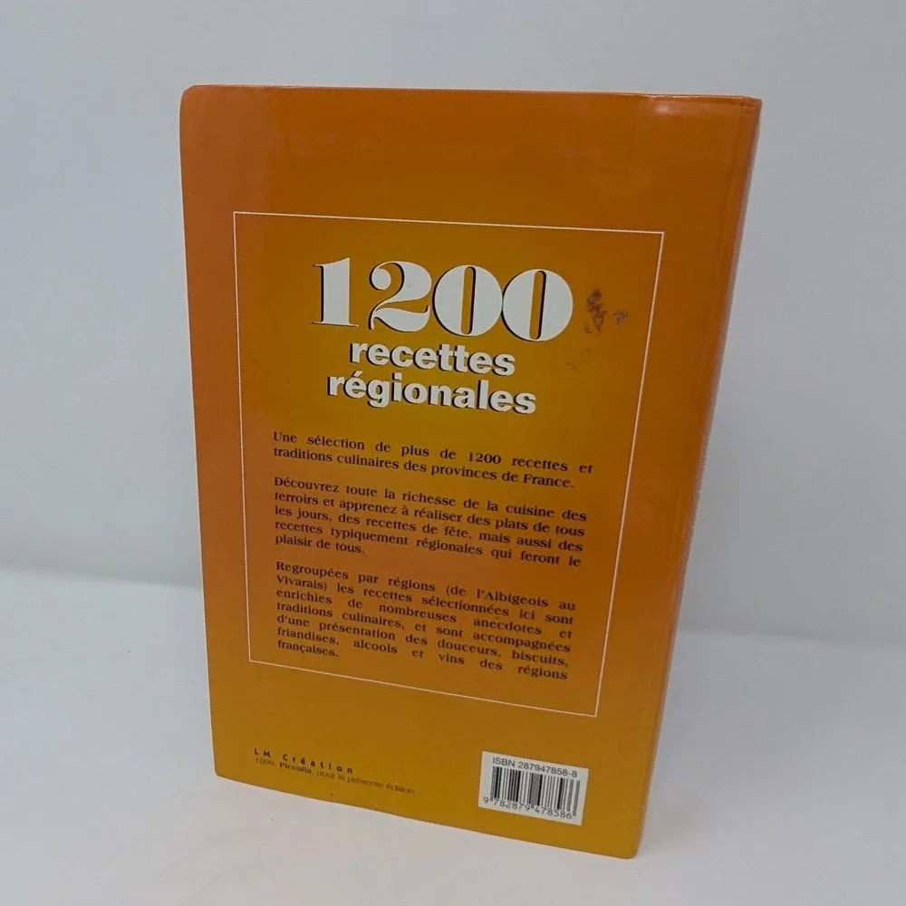 1200 Recettes Regionales French Cookbook Robert-Jean Courtine‎ 1998